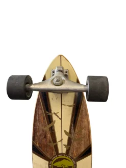 Used Arbor Pin Tail Longboard Brown