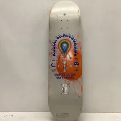 Used Arbor ROOTED Skateboard Deck Only White 8 1/2"