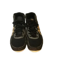 Used Asics 1081A021 Wrestling Shoes Black Senior 8.5
