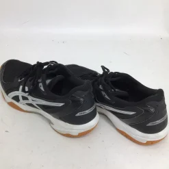 Used Asics GEL ROCKET 10 SR 9.5 VOLLEYBALL SHOES VB Shoes Adult Black Senior 9.5