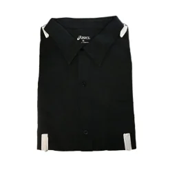 Used Asics Men's Eddie D Camp Casual Button Down Top Black