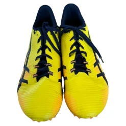 Used Asics Track & Field Cleats Adult Yellow Senior 10