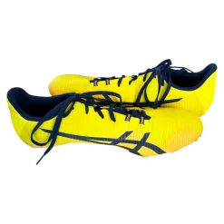 Used Asics Track & Field Cleats Adult Yellow Senior 10