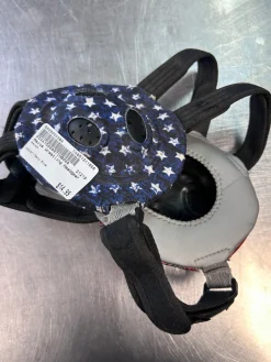 Used Asics Wrestling Headgear Navy Blue
