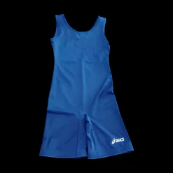 Used Asics Wrestling Singlet Royal Blue SM