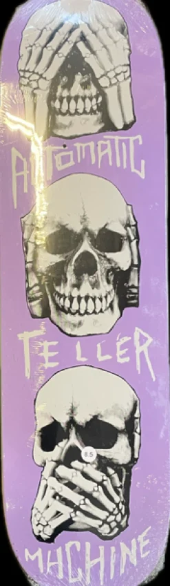 Used ATM Skateboard Deck Only None 8 1/2"