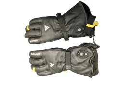 Used AUCLAIR HEATED GLOVES Mens Skis Only Black 220 cm