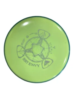 Used Axiom ENVY Disc Golf Putter Yellow
