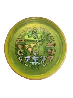 Used Axiom TEMPO Disc Golf Putter Yellow 174g