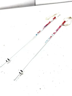 Used AXIS LUNA Girls DH Ski Pole White 90 cm / 36 in