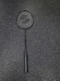 Used BADMINTON RAQUET Adult Badminton Racquet Black Unknown