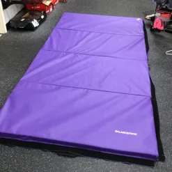 Used BALANCEFORM 4X8X2 FOLDING GYMNASTICS MAT Gymnastics Mat Purple
