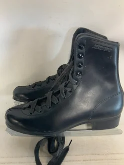Used Bauer BLACK Mens Figure Skate Black Senior 7