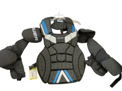 Used Bauer CHEST AND ARM PADS Senior Elbow Pads Black LG