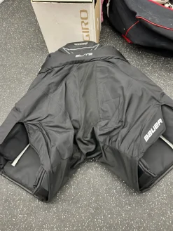 Used Bauer ELITE GOAL PANT Senior Goalie Pant Black SM