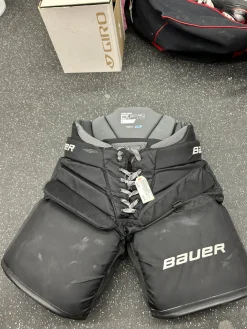 Used Bauer ELITE GOAL PANT Senior Goalie Pant Black SM