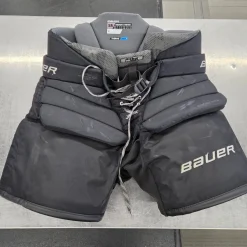 Used Bauer ELITE GOALIE PANTS Senior Goalie Pant Black MD
