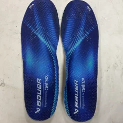 Used Bauer Ice Skate Orthotics Navy Blue And Carolina Blue