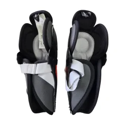 Used Bauer LIL SPORT YOUTH SHIN GUARDS Youth Shin Guards Black 8"