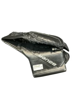 Used Bauer MS PRO GLOVE Inter Goalie Catcher Black