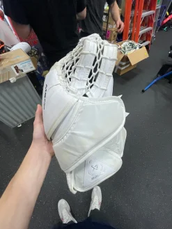 Used Bauer MS PRO Senior Goalie Catcher White