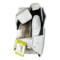 Used Bauer MS PRO Senior Hockey Goalie Blocker White