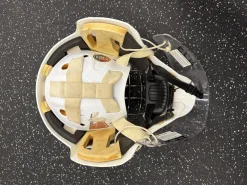 Used Bauer NME 3 Senior Goalie Helmet/Mask White One Size