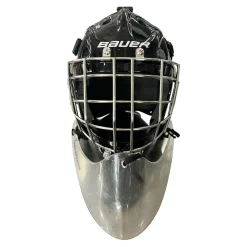 Used Bauer PROFILE 940X Junior Goalie Helmet/Mask Black SM