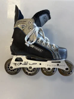 Used Bauer Roller Hockey Skates Black Junior 03