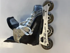 Used Bauer Roller Hockey Skates Black Junior 03