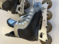 Used Bauer Roller Hockey Skates Black Junior 03