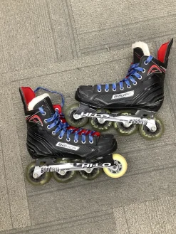 Used Bauer Roller Hockey Skates Black Senior 6