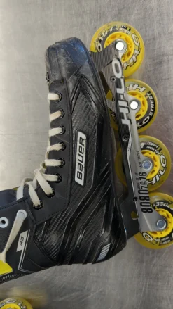 Used Bauer Roller Hockey Skates Black Senior 8