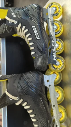 Used Bauer Roller Hockey Skates Black Senior 8