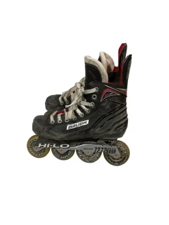 Used Bauer Roller Hockey Skates Black Junior 04