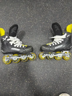 Used Bauer Roller Hockey Skates Black Adjustable