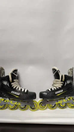 Used Bauer Roller Hockey Skates Black Senior 5.5