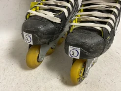 Used Bauer RS Roller Hockey Skates Black Junior 02