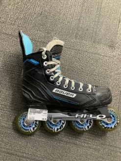 Used Bauer RSX Roller Hockey Skates Black Senior 6