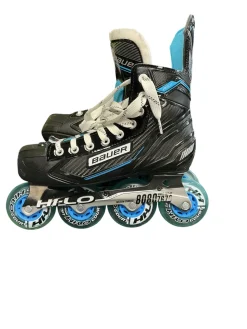Used Bauer R5X INLINE SKATES Senior Hockey Skate Senior 10