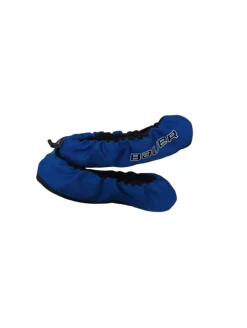 Used Bauer SKATE GUARDS JR Ice Skate Guard Royal Blue M/L