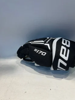 Used Bauer SUPREME 170 Youth Gloves Black 9"