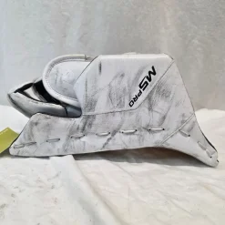 Used Bauer SUPREME M5 PRO Inter Goalie Blocker White