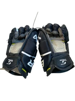 Used Bauer SUPREME MACH Intermediate Gloves Black 10"