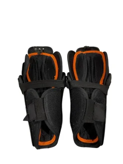 Used Bauer SUPREME ONE.4 Junior Shin Guards Black 10