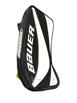 Used Bauer SUPREME Youth Goalie Blocker White