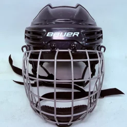 Used Bauer TRUE VISION FM2100 S/P Helmet Cage Combo Black Fits all