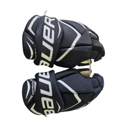 Used Bauer VAPOR SELECT JUNIOR GLOVES Junior Gloves Black 11"