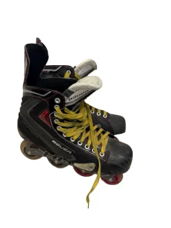 Used Bauer VAPOR X50R Senior Roller Hockey Skates Black Size 12 R