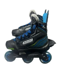 Used Bauer XLP Roller Hockey Skates Black Adjustable